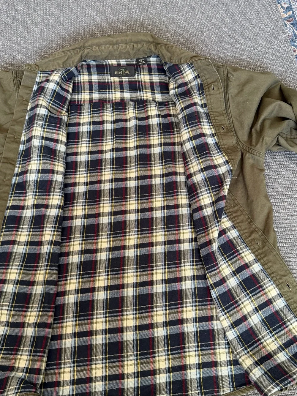 RedHead Men's Olive Field Shirt Jacket